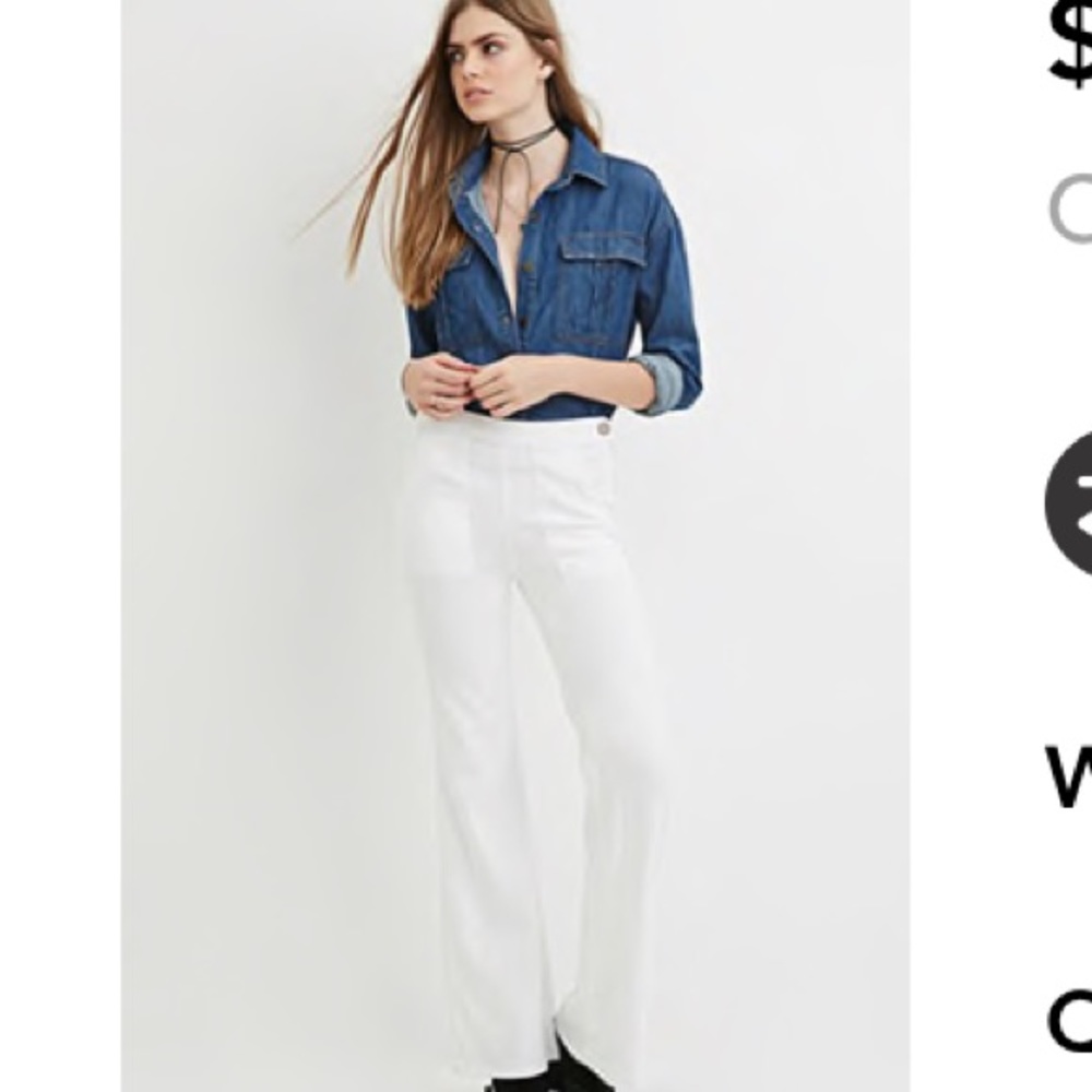 Wide leg pants Never used in Tag!